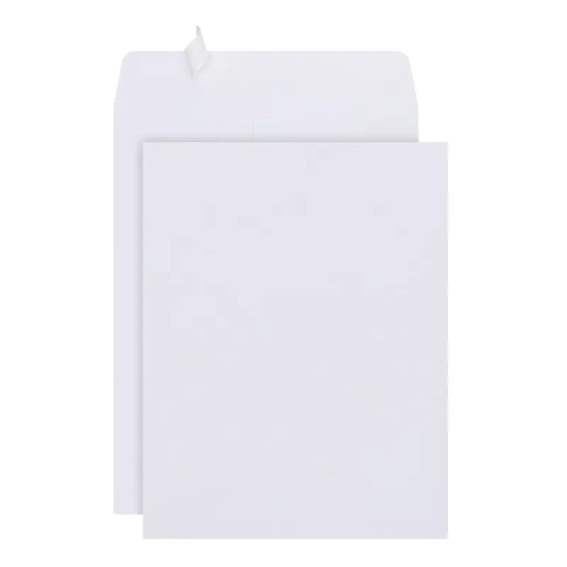 10" x 13" Catalog Envelopes, Clean Seal, White, Box Of 100