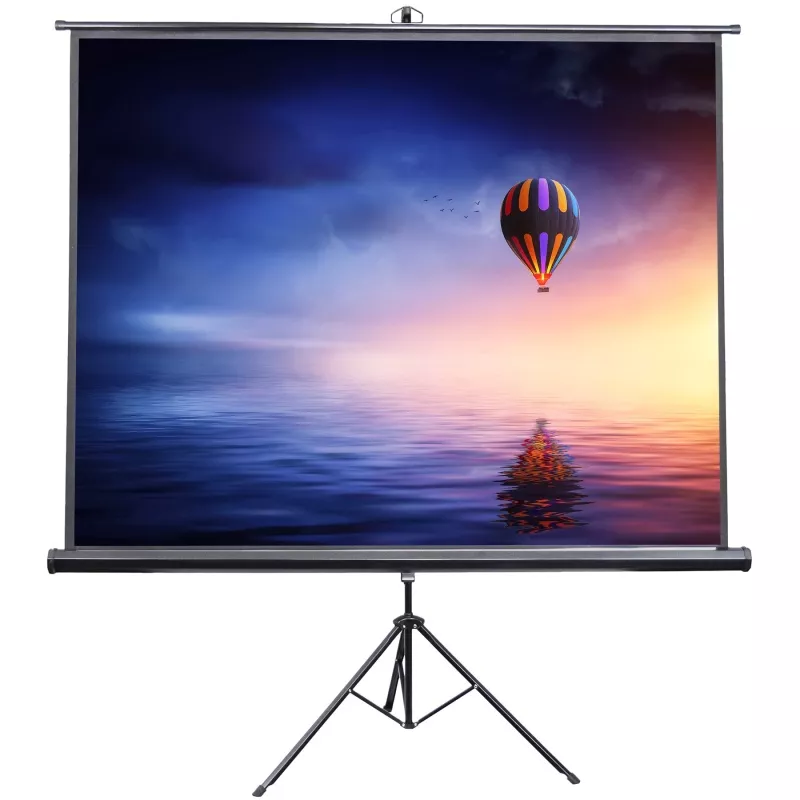 100" Portable Tripod Projector Screen 4:3 by VIVO