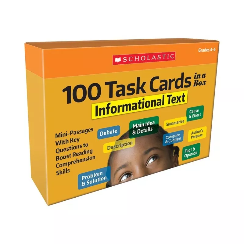 100 Task Cards In A Box: Informational Text