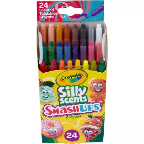crayola-silly-scents-mini-twistables-crayons-5-length-assorted-24-pack-523470 Crayola Silly Scents Mini Twistables Crayons 5" Length - Assorted - 24 / Pack (523470)