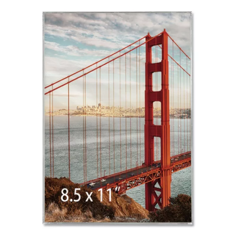 universal-clear-box-frame-plastic-8-5-x-11-insert-clear Universal Clear Box Frame, Plastic, 8.5 X 11 Insert, Clear